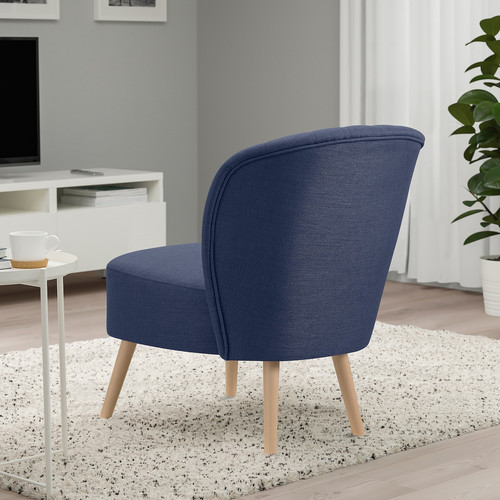 BILLHAMN Easy chair, dark blue