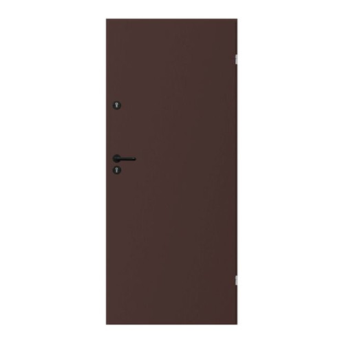 Universal Door Uran 80 with 2 locks, right, brown