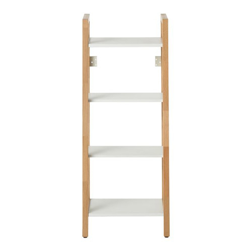 GoodHome Nantua Natural & White Oak Shelving