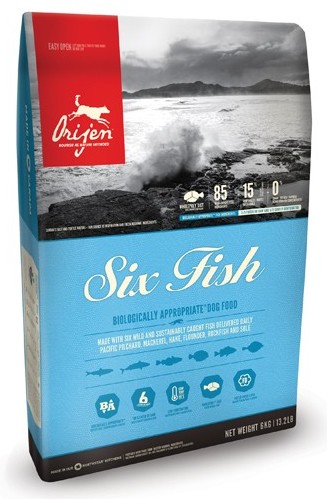 Orijen Adult Six Fish Dry Dog Food 340g