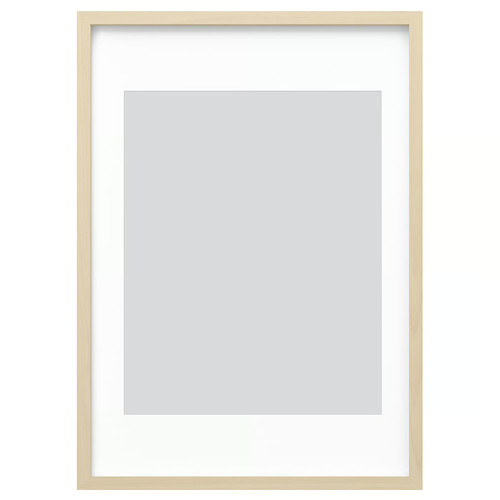RÖDALM Frame, birch effect, 50x70 cm