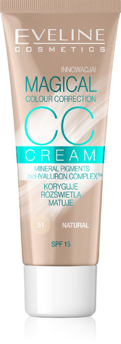 Eveline Magical CC Cream Foundation No.51 Natural 30ml