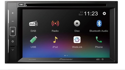 Pioneer Car Radio with 6.2" Touchscreen CD/DVD Tuner AVH-A240DAB