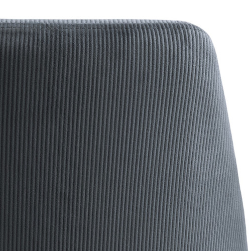 Dining Chair Ines, grey corduroy
