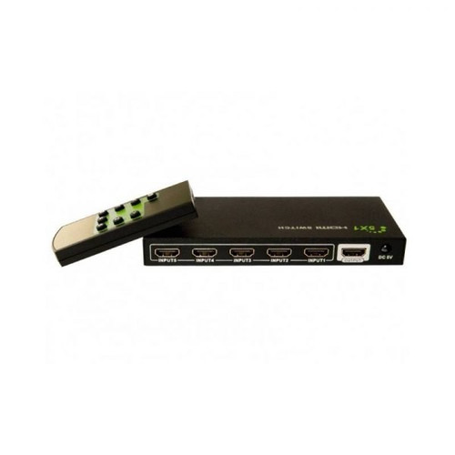 Switch HDMI 5/1, 5x with Remote Control, 4K2K 3D, Black