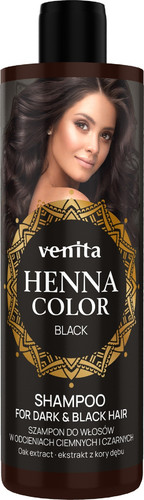VENITA Henna Color Shampoo for Dark & Black Hair 300ml