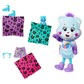 Barbie Chelsea Cutie Reveal Care Bears Dolls JGH75, 1pc, assorted models, 3+