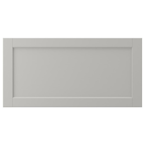 LERHYTTAN Drawer front, light grey, 80x40 cm