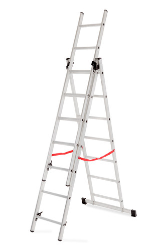 AW Aluminium Ladder Basic 3x7 Steps 150kg