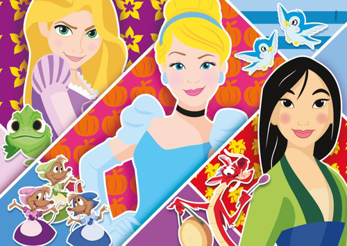 Clementoni Supercolor Children's Puzzle Disney Princess 2x 20 3+