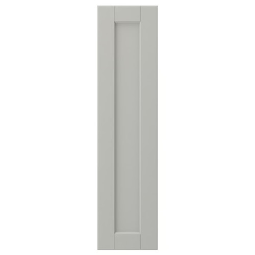 LERHYTTAN Door, light grey, 20x80 cm
