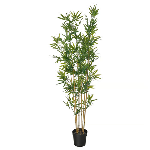 FEJKA Artificial potted plant, in/outdoor/bamboo, 21 cm