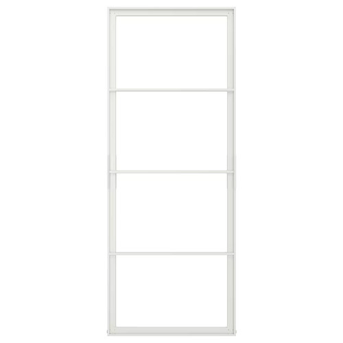 SKYTTA Sliding door frame, white, 77x196 cm