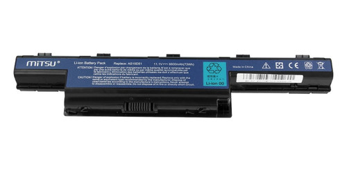 Mitsu Battery for Acer Aspire 4551, 4741, 5741 6600mAh 71Wh 10.8-11.1V