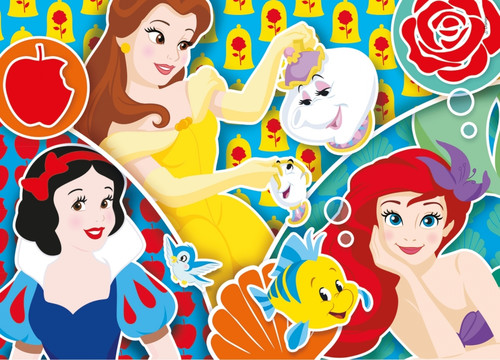 Clementoni Supercolor Children's Puzzle Disney Princess 2x 20 3+