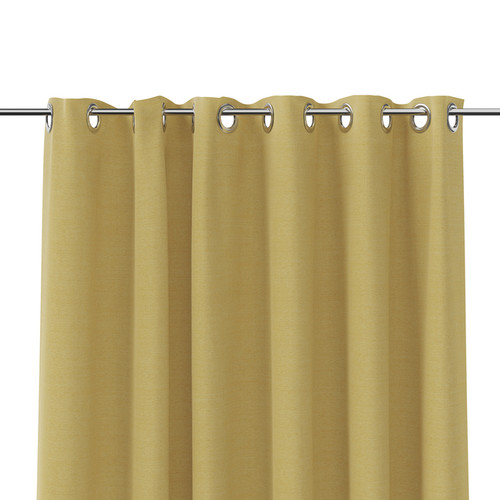 GoodHome Curtain Linen 140 x 260 cm, light gold