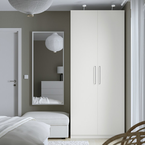 PAX / FORSAND Wardrobe combination, white/white, 100x60x236 cm