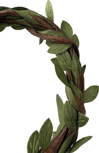 Decorative Christmas Leaves on Wire Garland, 2 meters