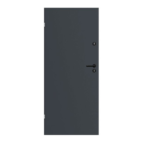 Universal Door Uran 80 with 2 locks, left, anthracite