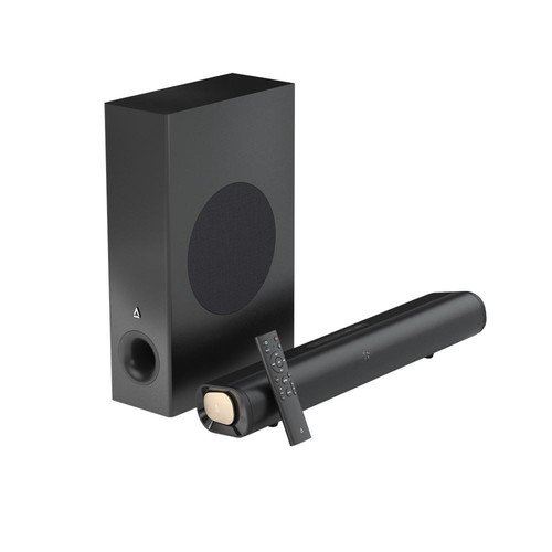 Creative Stage Pro 2.1 Soundbar with Subwoofer, Black
