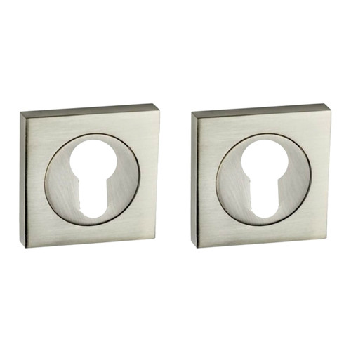 Door Escutcheon Schaffner Gabi, chrome/satin