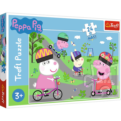 Trefl Children's Puzzle Maxi Peppa Pig Active Day 24pcs 3+