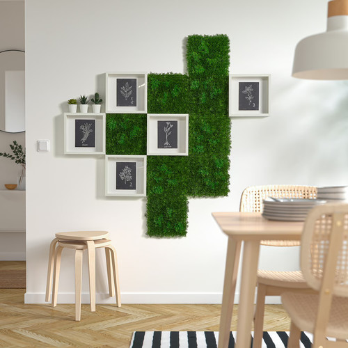 FEJKA Artificial plant, wall mounted/in/outdoor moss, 25x25 cm