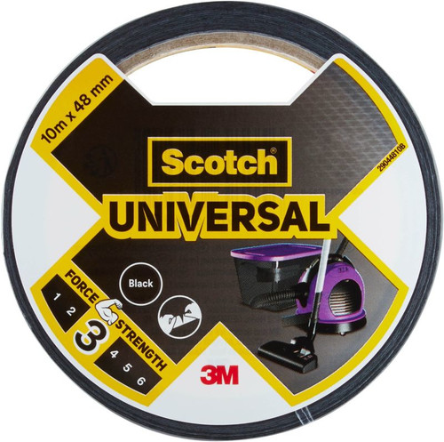 Scotch Universal Duct Tape 10 m x 48 mm, black