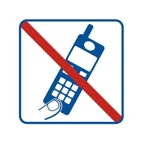 No Cell Phone Sign