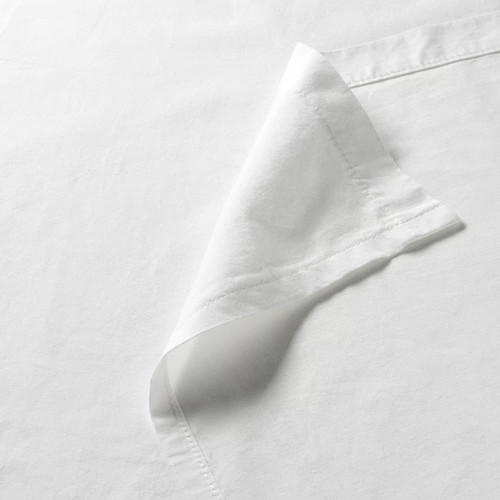 DVALA Flat sheet, white, 150x260 cm