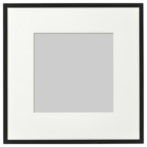 LOMVIKEN Frame, black, 32x32 cm