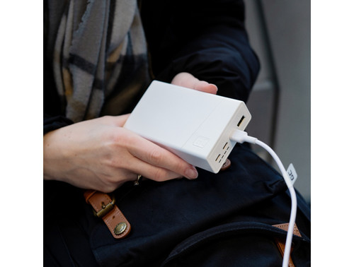 GreenCell Power Bank Powerbank 20S 20000mAh 22.5W 3x USB-C 1x USB-A white