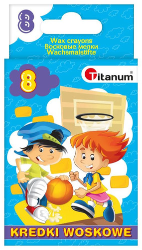 Hasta Wax Crayons Titanum 8pcs