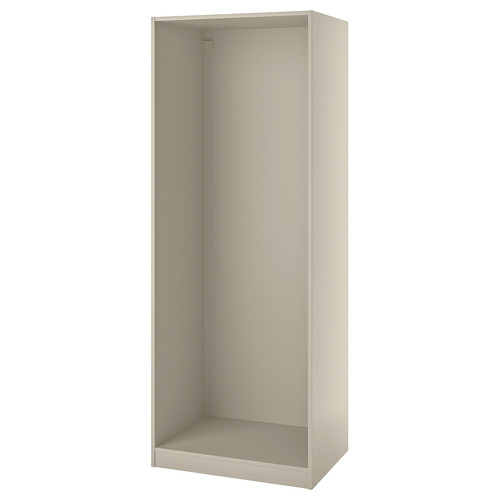 PAX Wardrobe frame, beige, 75x58x201 cm