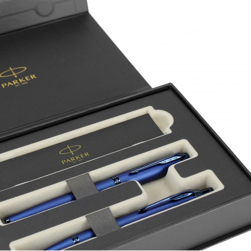 Parker Gift Set IM Blue Monochrome - Fountain Pen & Ballpoint Pen