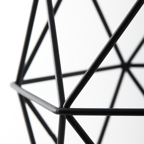 BRUNSTA / HAVSDJUP Pendant lamp, black, 20 cm