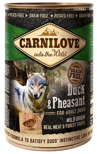 Carnilove Dog Wild Meat Duck & Pheasant Adult Dog Wet Food 400g