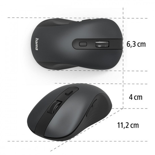 Hama Optical Wireless Mouse Multi-divice 6-button MW-650