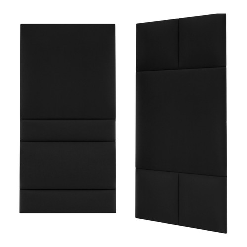 Upholstered Wall Panel Stegu Mollis Square 60 x 60 cm, black