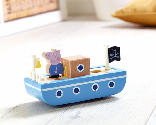 Tm Toys Peppa Pig Wooden Boat 24m+