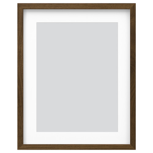 RÖDALM Frame, walnut effect, 40x50 cm