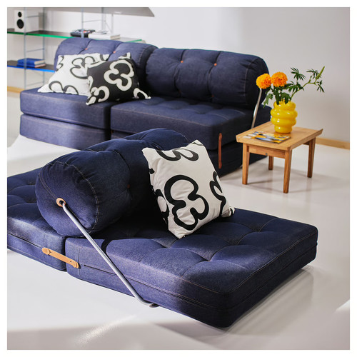 VÅRKUMLA Chair-bed, Vansta blue