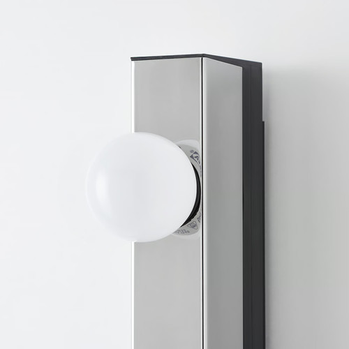 MUSIK Wall lamp, wired-in installation, chrome-plated