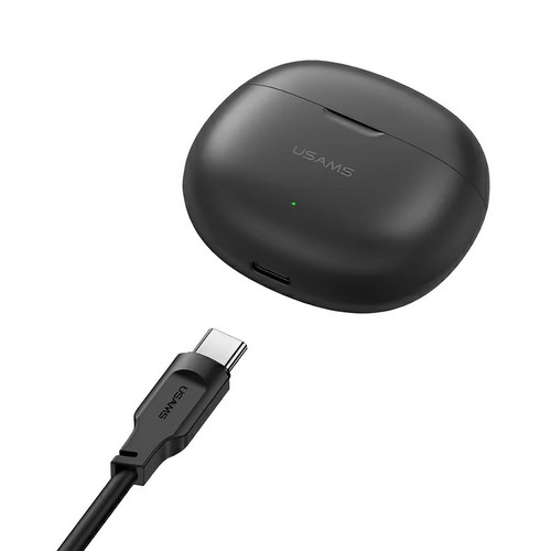 USAMS Headphones Earphones Bluetooth 5.3 TWS Rhymbo, black