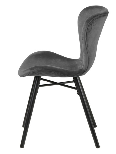 Chair Batilda VIC, dark grey
