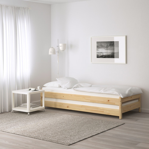 ÅFJÄLL Foam mattress, firm/white, 80x200 cm