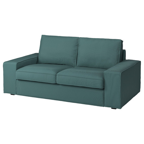 KIVIK Cover two-seat sofa, Kelinge grey-turquoise
