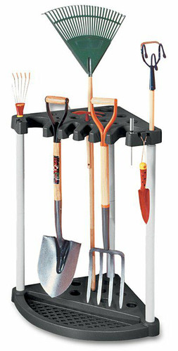 Keter Corner Graden Tool Rack, black