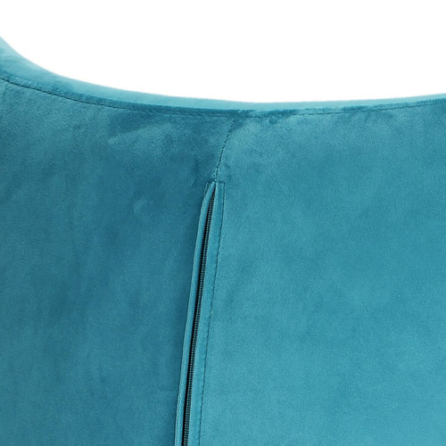 Armchair Egg Velvet Gold, blue