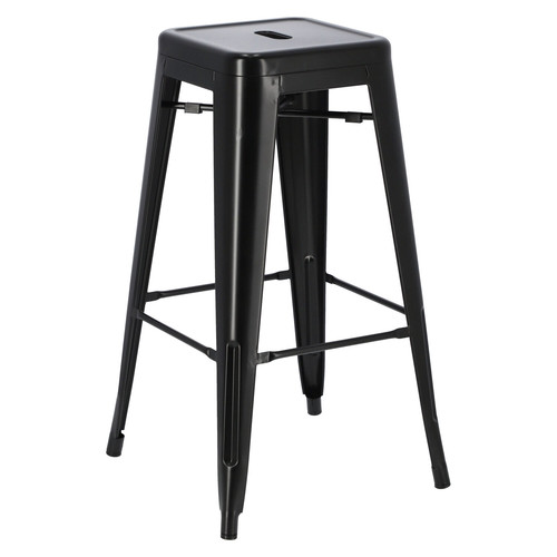 Bar Stool Paris 75cm, metal, black